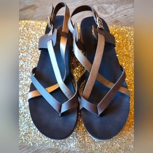 Volatile Wedge Strappy Sandals